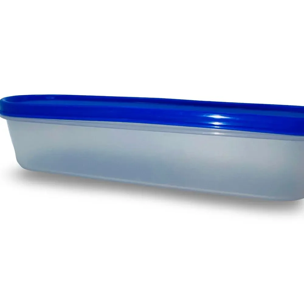 Tupperware Super Oval 1 Modular Mate Container Lid 2399A 2402A Royal Blue Pantry